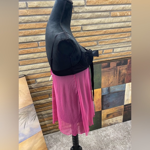 Medium pink bow babydoll - Picture 4 of 7